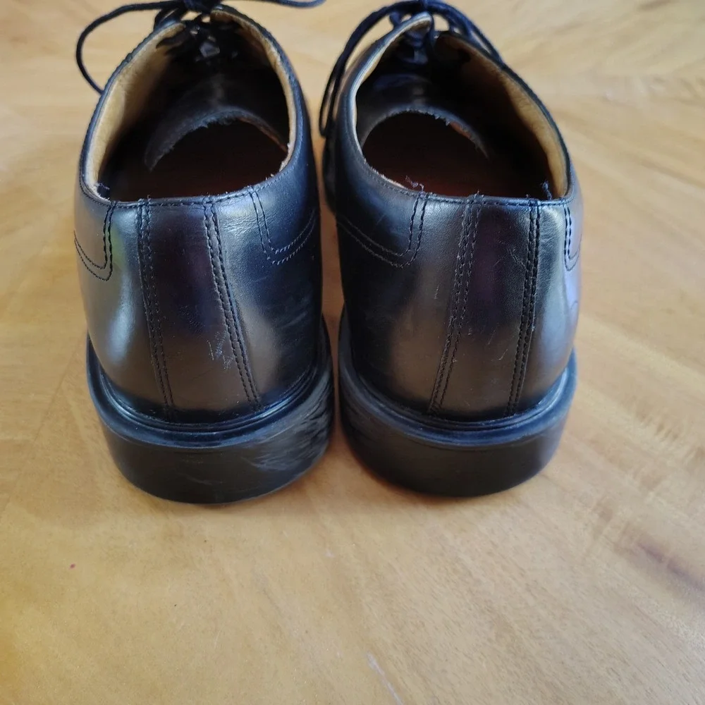 ROCKPORT Men's Dress Shoes‎ Square Cap Toe Oxford DresSports  10M Black Leather